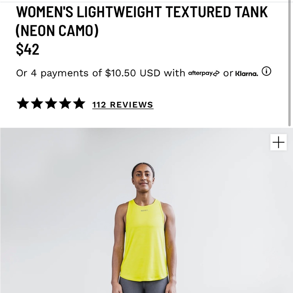 Nobull textured tank